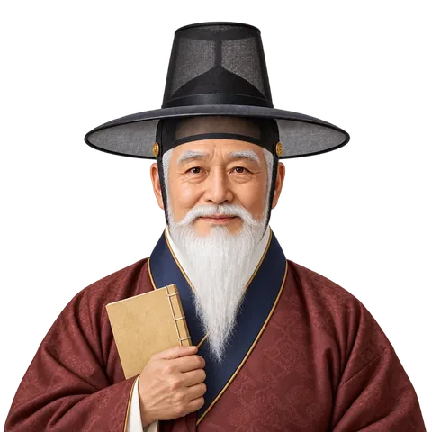 책을 읽는 한결 선생